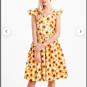 Sunflower and Icecream pin up style dresses